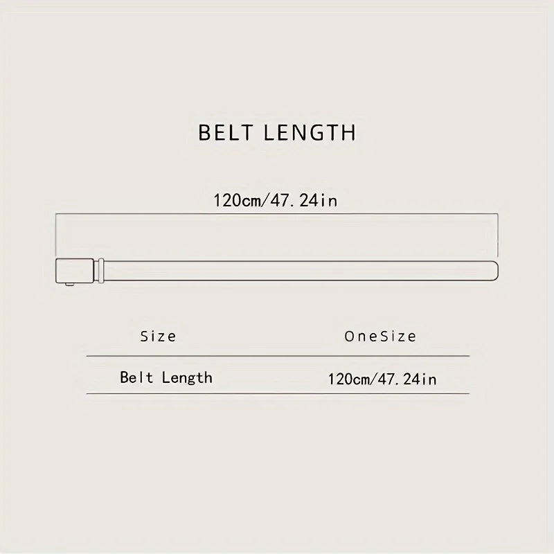 Men’s Genuine Leather Belt with Automatic Alloy Buckle – Luxury Design Waist Belt for Men