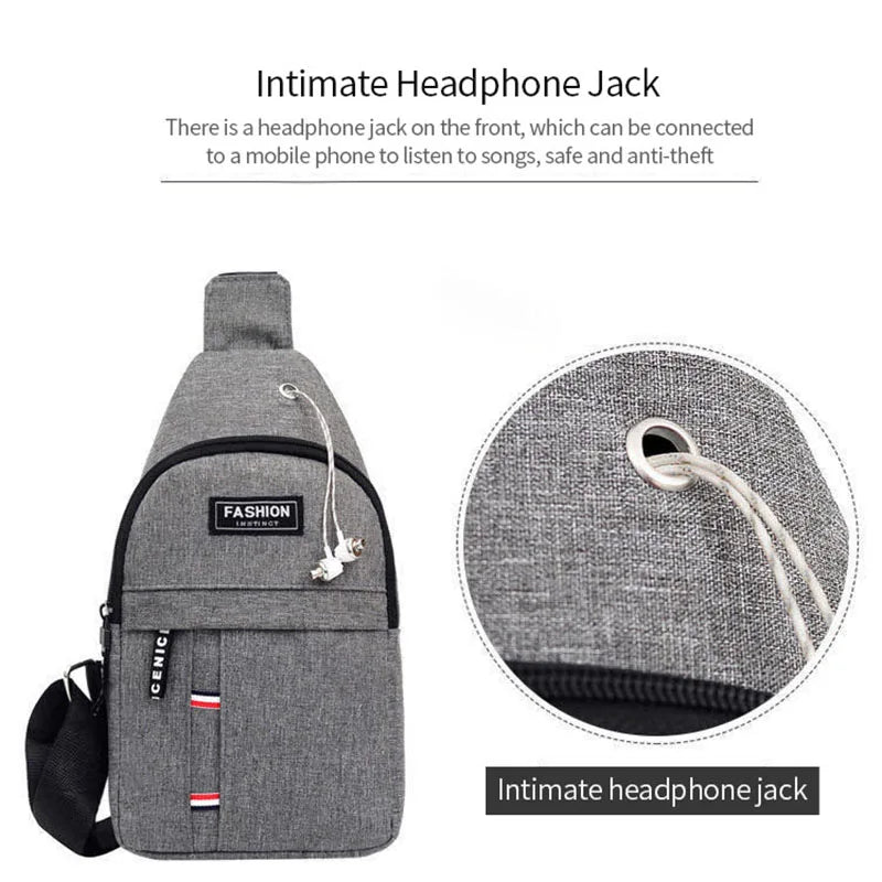 Men’s Waterproof Hip Pack – Large Capacity & Adjustable Strap