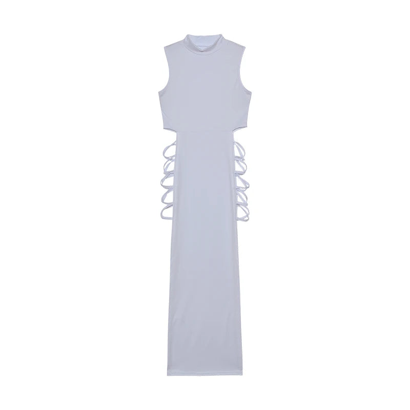 Criss cross cut-out bodycon dress