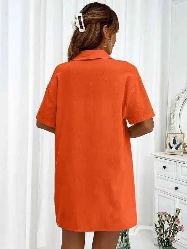 Stay Cool & Stylish This Summer – Women's Cotton Linen Two-Piece Set