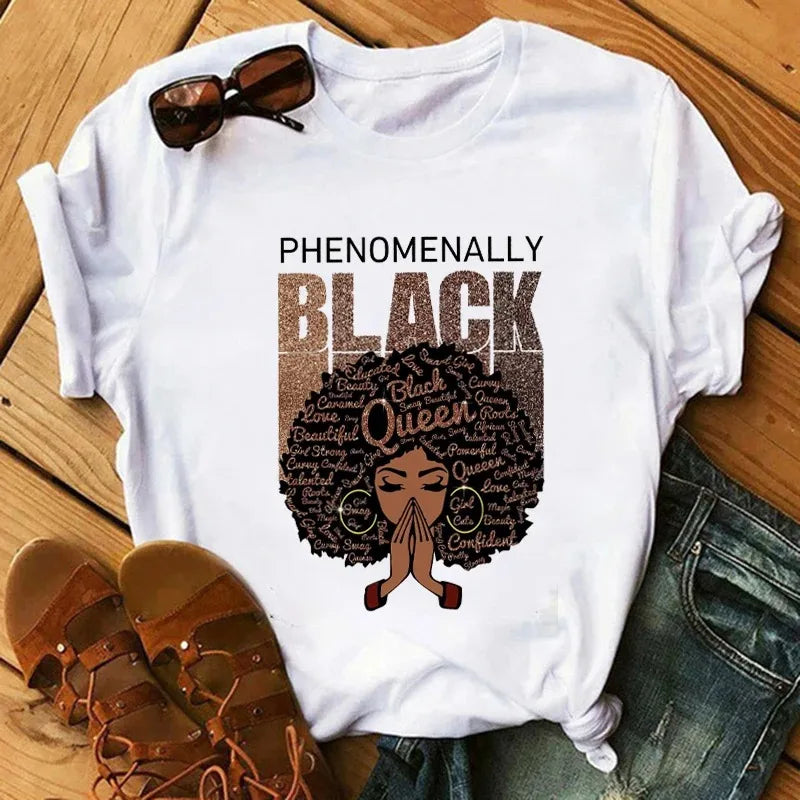 Women's Harajuku Cartoon Graphic T-Shirt – Summer Casual Short Sleeve O-Neck Tee