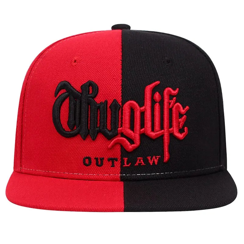 "1 Pcs Fashion Fastball CAP Thug life Embroidery Hip hop Baseball Cap Snapback
