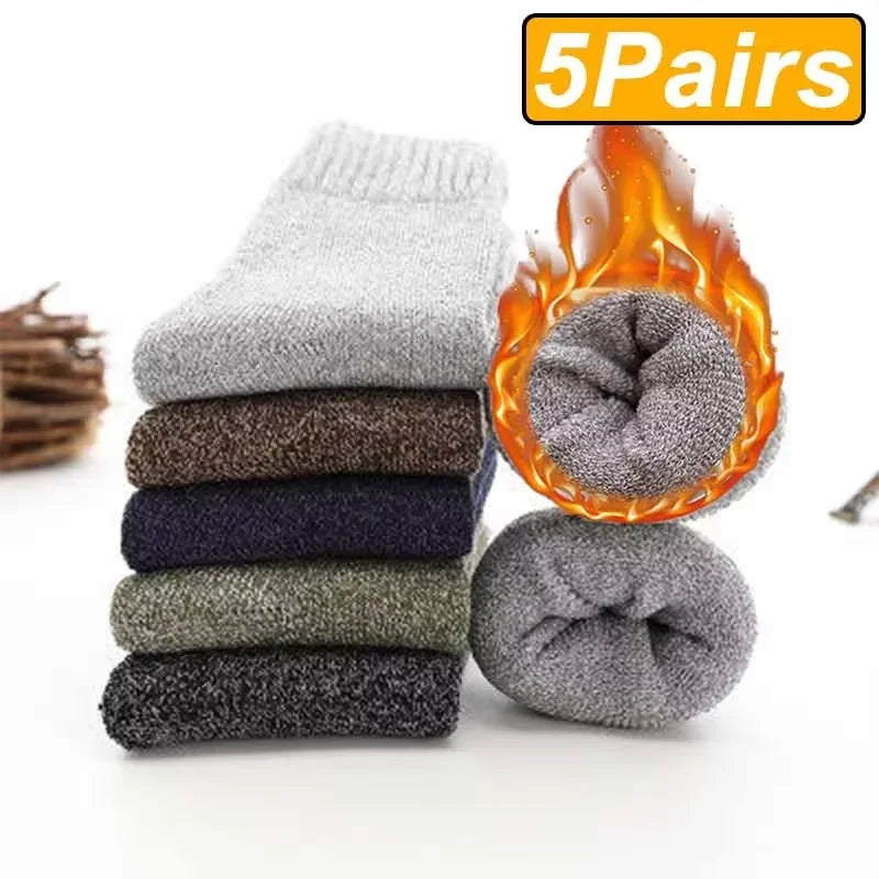 10 Pairs Breathable Cotton Sports Socks for Men – Bamboo Fiber Autumn & Winter Business Socks
