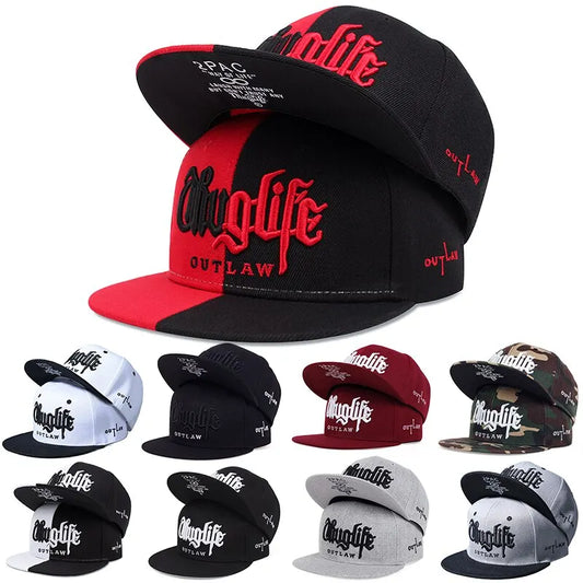 "1 Pcs Fashion Fastball CAP Thug life Embroidery Hip hop Baseball Cap Snapback