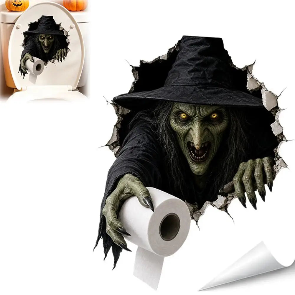 Halloween Wall Stickers – Scary Ghost Wall Decals for Bedroom, Living Room, Bar, and Party Decorations