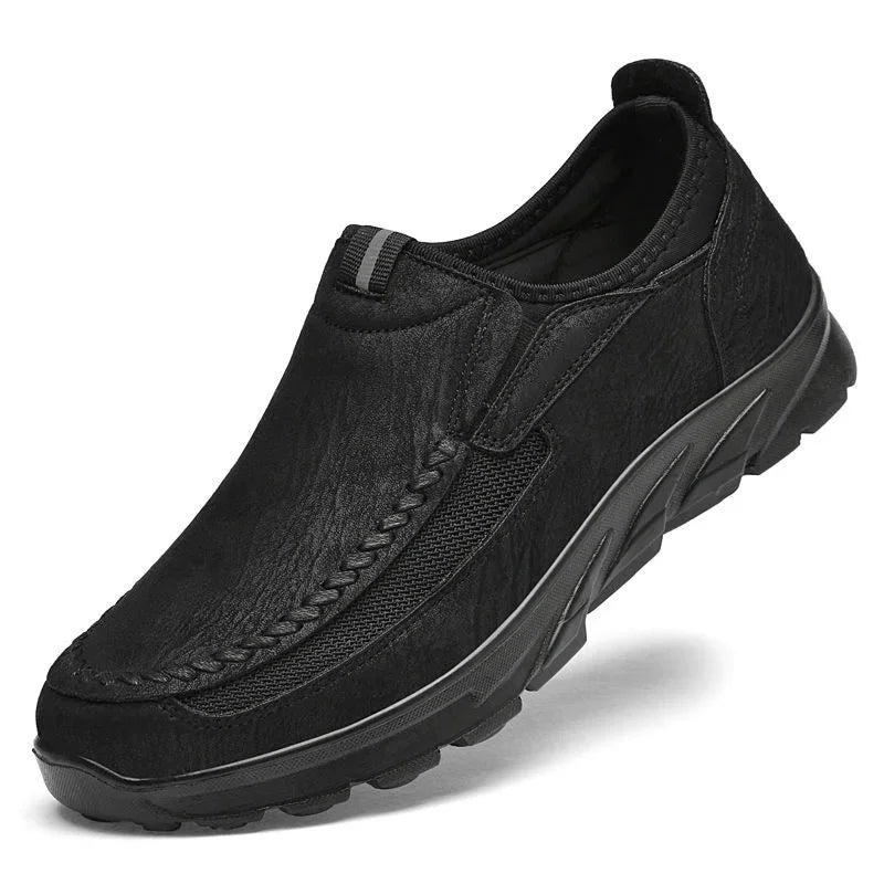 Men's Casual Breathable Loafers – Retro Handmade Sneakers