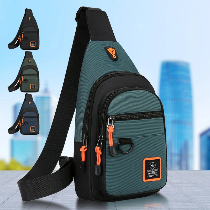 Waterproof Men's Outdoor Hiking and Biking Crossbody Shoulder Bag