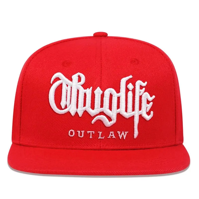 "1 Pcs Fashion Fastball CAP Thug life Embroidery Hip hop Baseball Cap Snapback