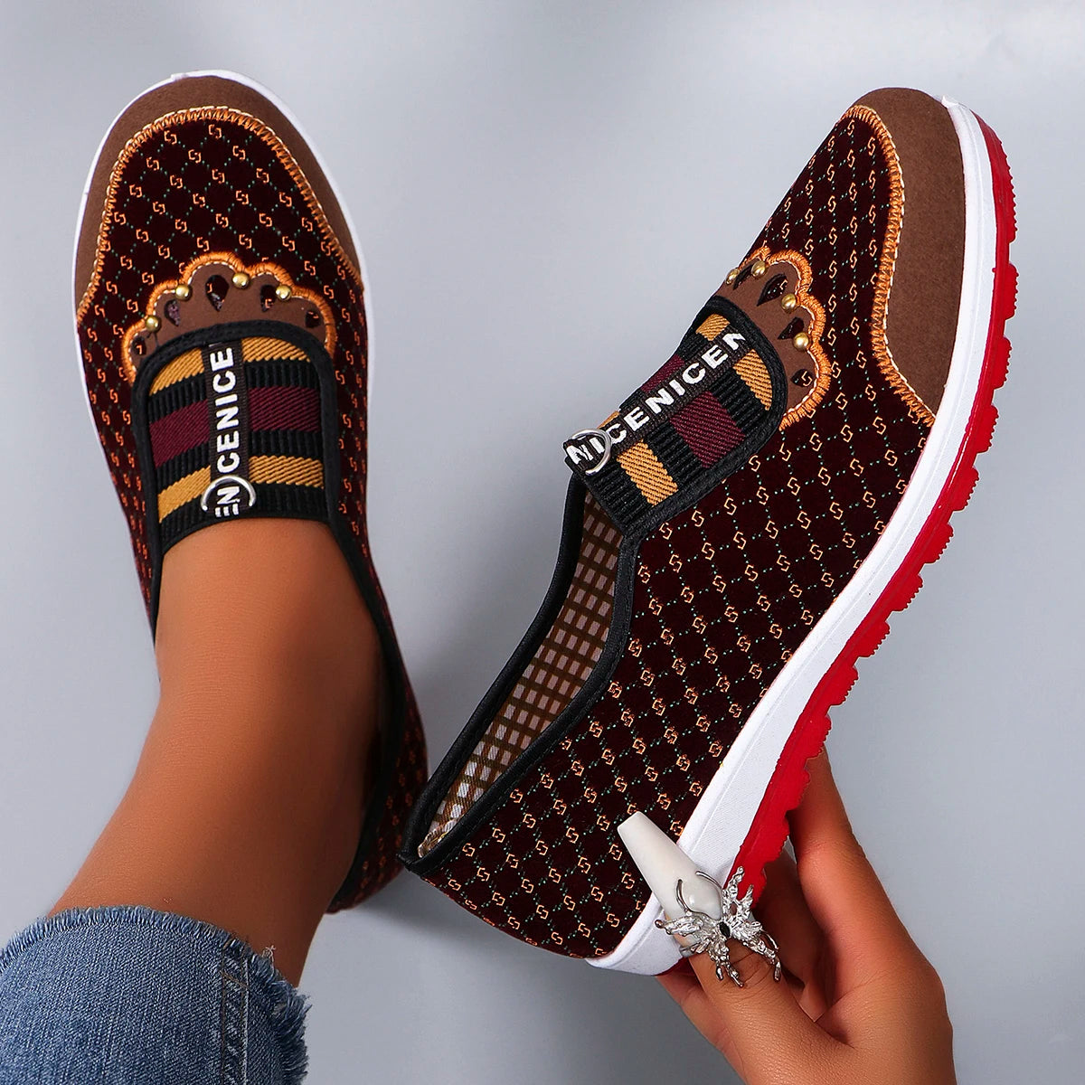 Women’s Summer Breathable Mesh Flat Sneakers