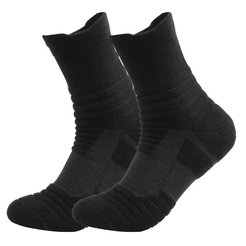 10 Pairs Breathable Cotton Sports Socks for Men – Bamboo Fiber Autumn & Winter Business Socks