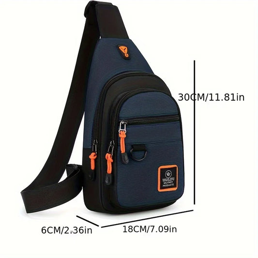 Waterproof Men's Outdoor Hiking and Biking Crossbody Shoulder Bag