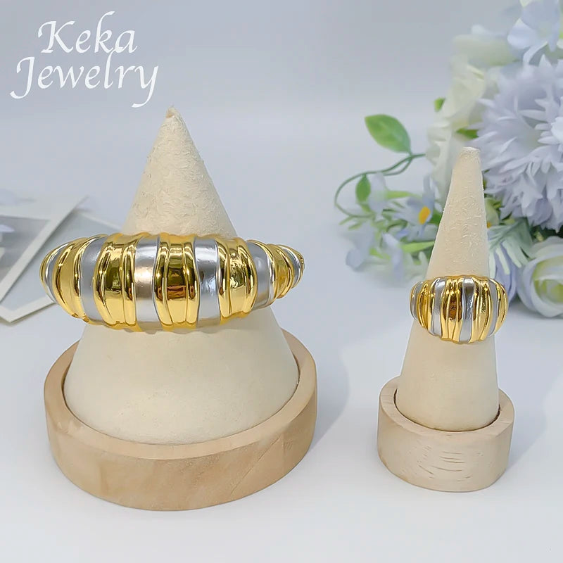 America 22K Gold Plated Jewelry Set