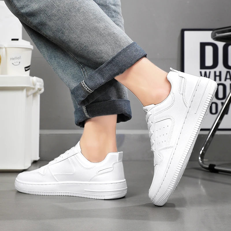 Men's Fashion Leather Sneakers