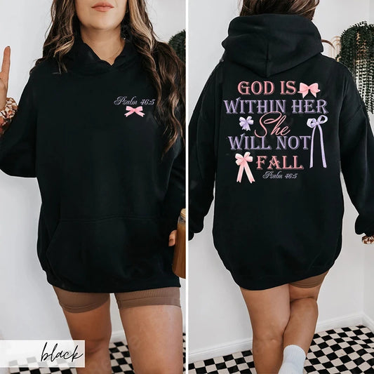 Women's Butterfly & Faith Graphic Hoodie – Harajuku Style