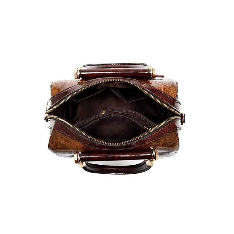 Luxury Crocodile Pattern Women’s Handbag