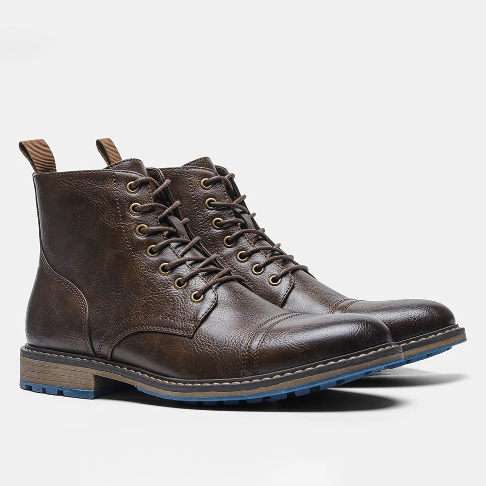 Retro Men’s Leather Boots