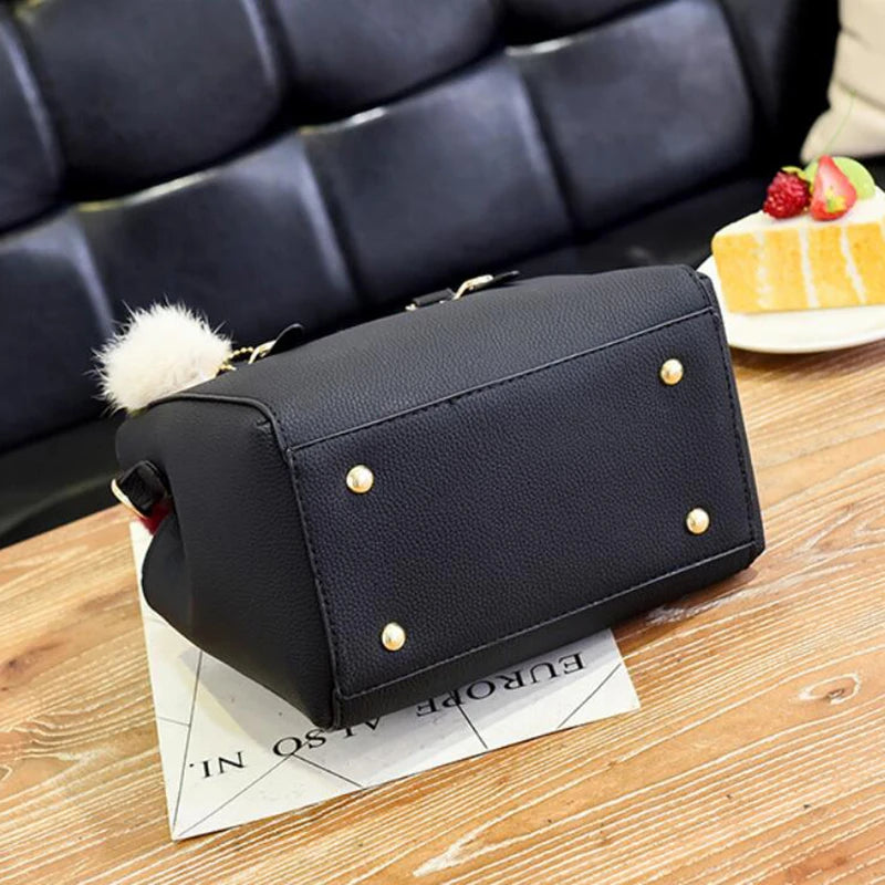 PU Leather Vintage Tassel Women’s Handbag