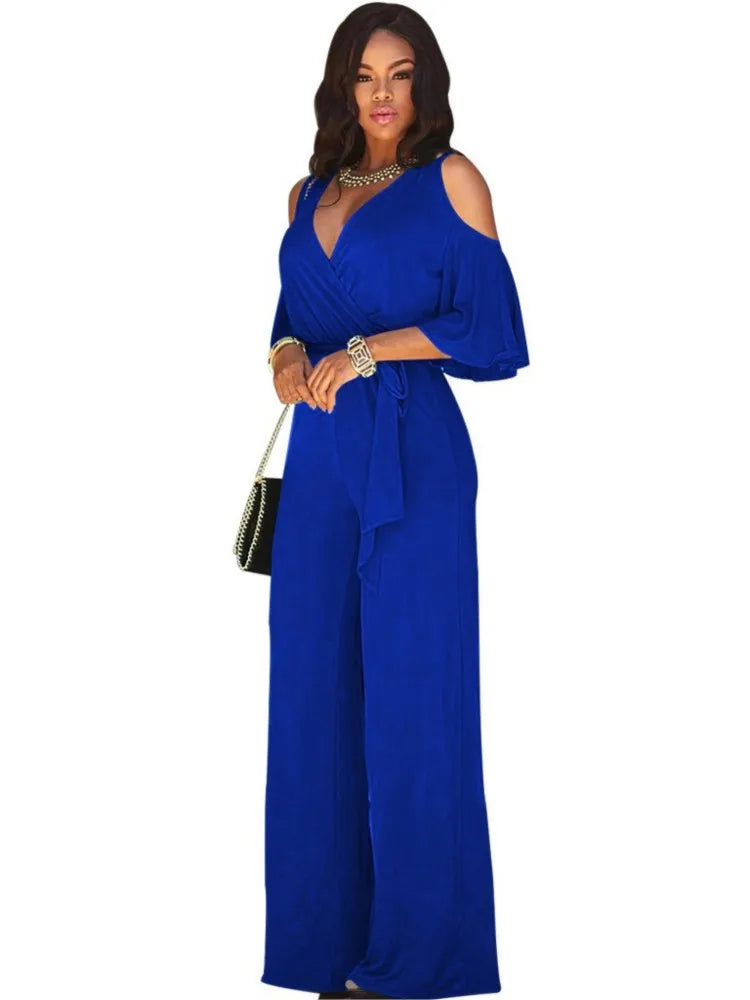 Women’s Sexy Deep V-Neck Romper