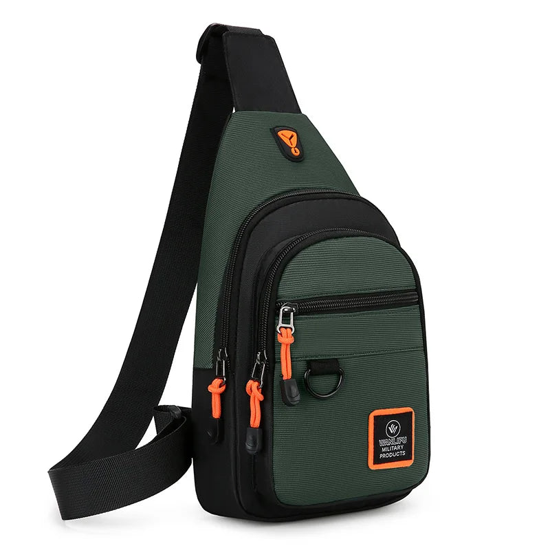 Waterproof Men's Outdoor Hiking and Biking Crossbody Shoulder Bag
