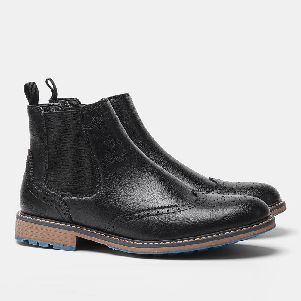 Retro Men’s Leather Boots
