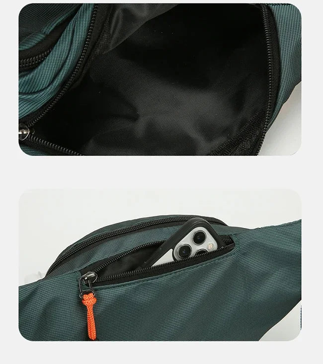 Oxford Waterproof Waist Bag for Men & Women – Large Capacity, Multifunctional Belt Pouch