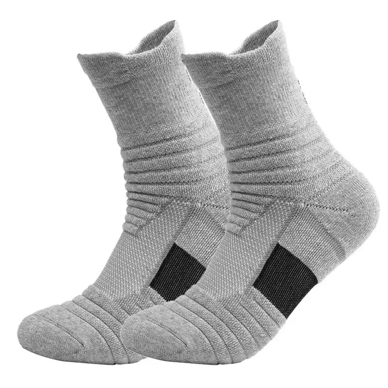 10 Pairs Breathable Cotton Sports Socks for Men – Bamboo Fiber Autumn & Winter Business Socks