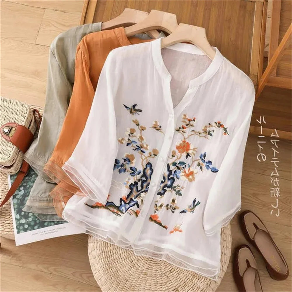 Women’s Summer Chinese National Style Cardigan