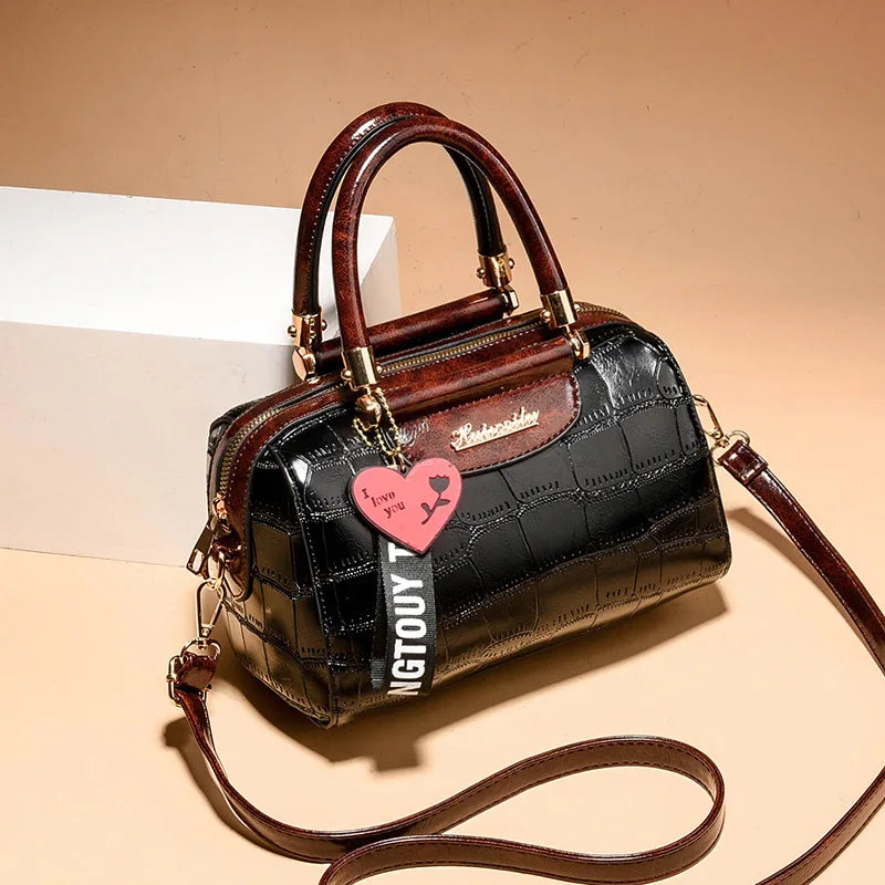 Luxury Crocodile Pattern Women’s Handbag