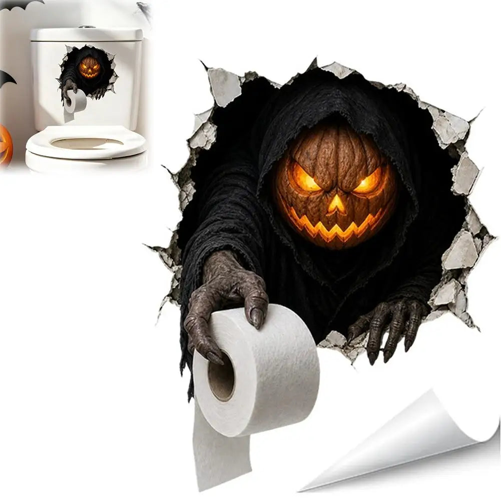 Halloween Wall Stickers – Scary Ghost Wall Decals for Bedroom, Living Room, Bar, and Party Decorations