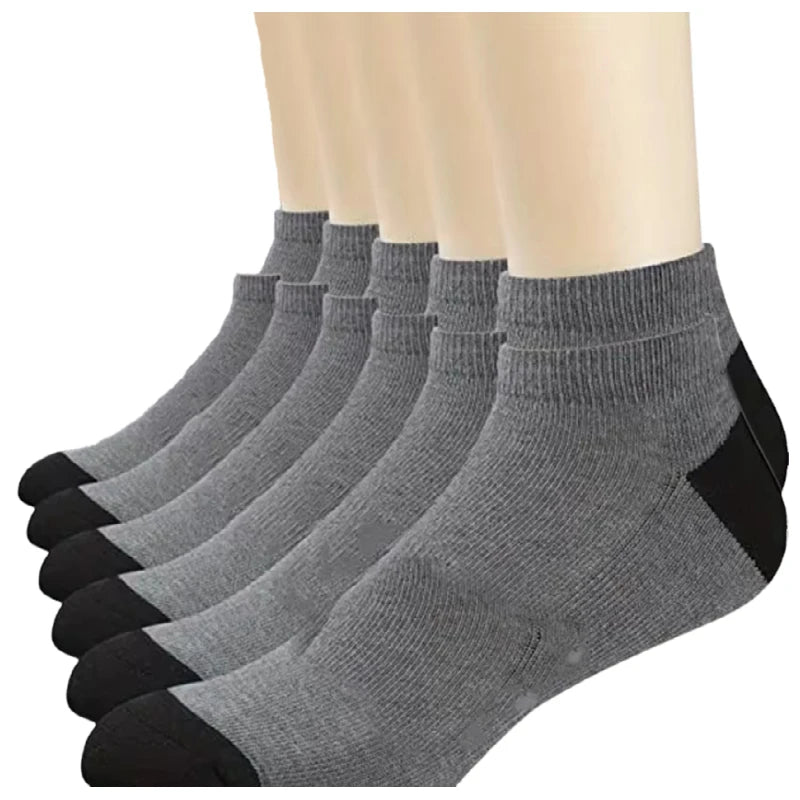10 Pairs Breathable Cotton Sports Socks for Men – Bamboo Fiber Autumn & Winter Business Socks