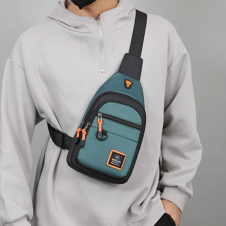 Waterproof Men's Outdoor Hiking and Biking Crossbody Shoulder Bag