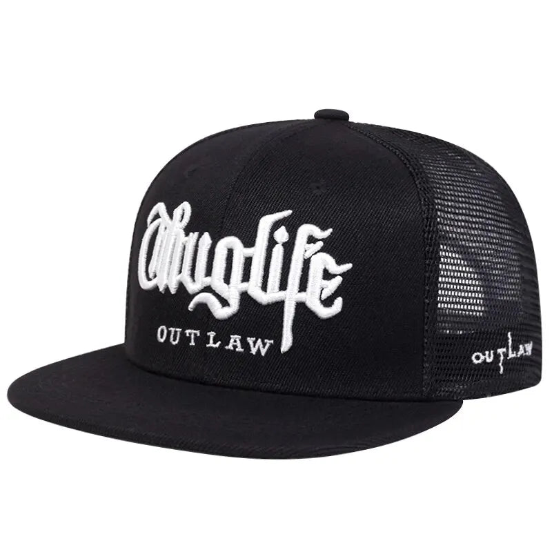 "1 Pcs Fashion Fastball CAP Thug life Embroidery Hip hop Baseball Cap Snapback
