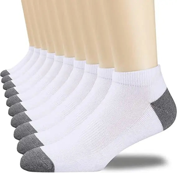 10 Pairs Breathable Cotton Sports Socks for Men – Bamboo Fiber Autumn & Winter Business Socks