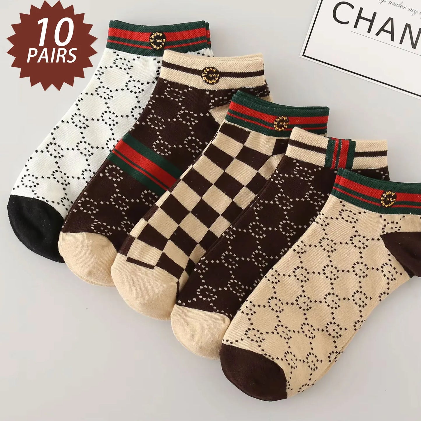 Men’s Thin Breathable Low-Cut Socks (5/10 Pairs) – Anti-Odor, Moisture-Wicking