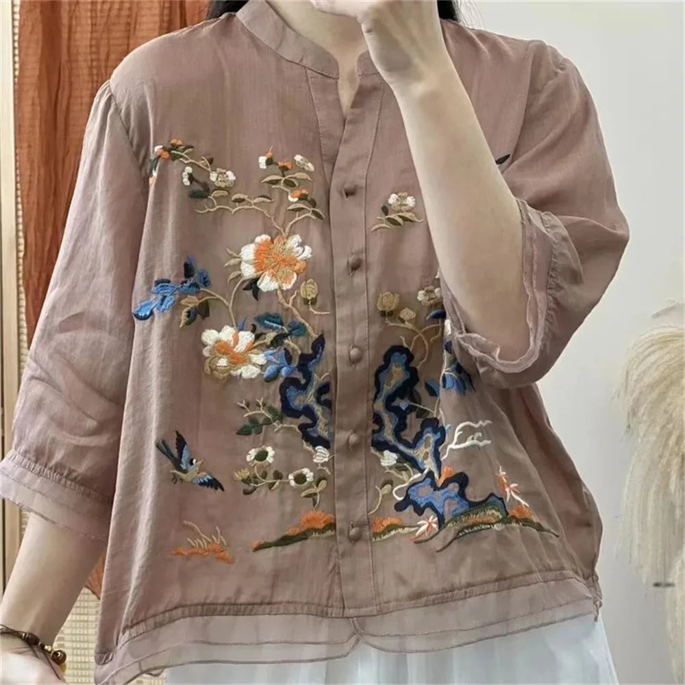 Women’s Summer Chinese National Style Cardigan