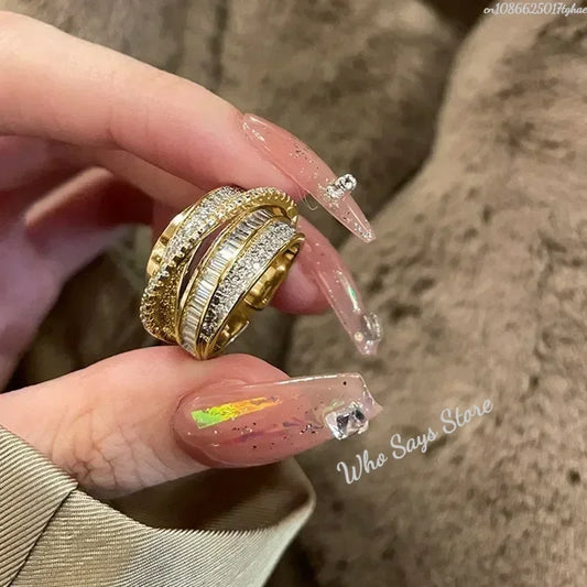 Fashion Elegant Zircon Ring