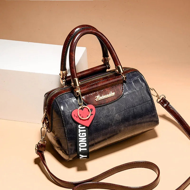 Luxury Crocodile Pattern Women’s Handbag