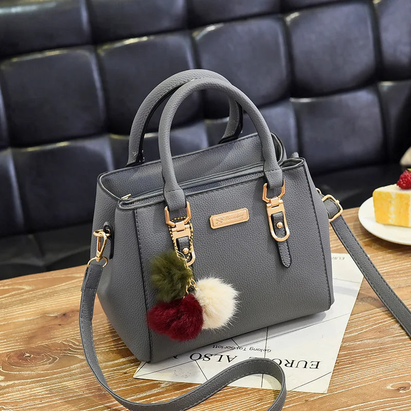 PU Leather Vintage Tassel Women’s Handbag