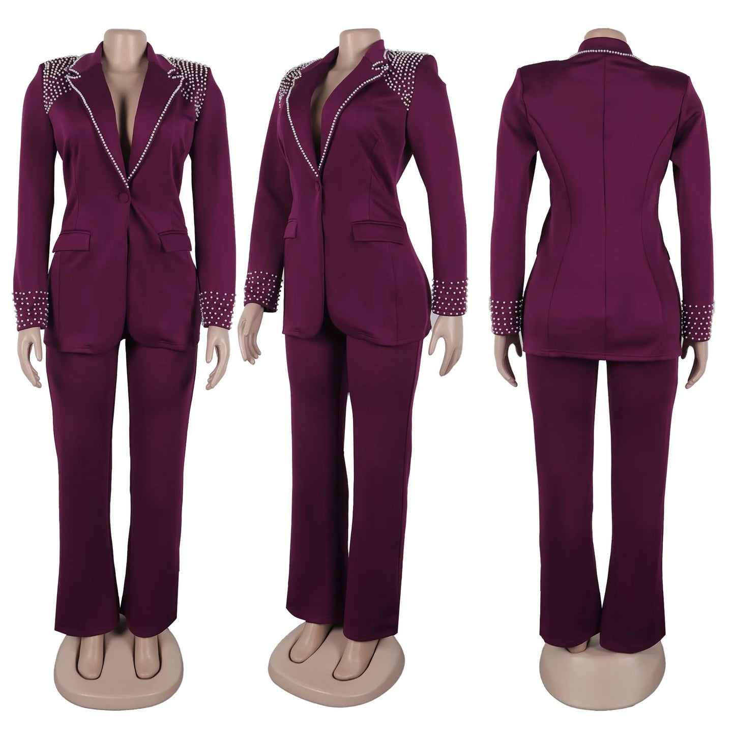 Pant Set Women Two-Piece Matching Outfit