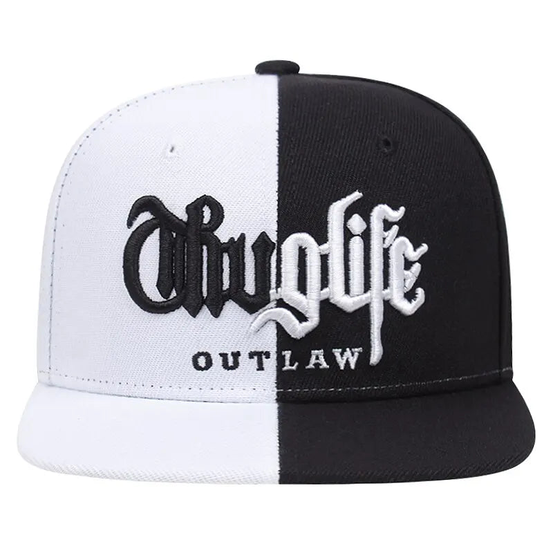 "1 Pcs Fashion Fastball CAP Thug life Embroidery Hip hop Baseball Cap Snapback