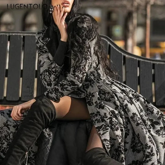 Women’s Vintage Lace-Trim Trench Coat
