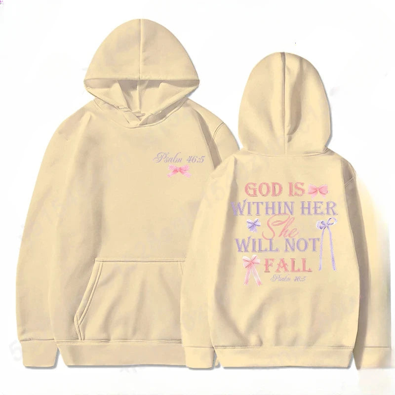 Women's Butterfly & Faith Graphic Hoodie – Harajuku Style