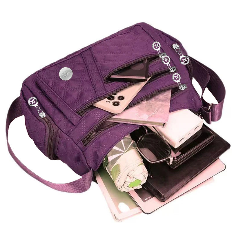 Versatile Nylon Crossbody Travel Bag for Women