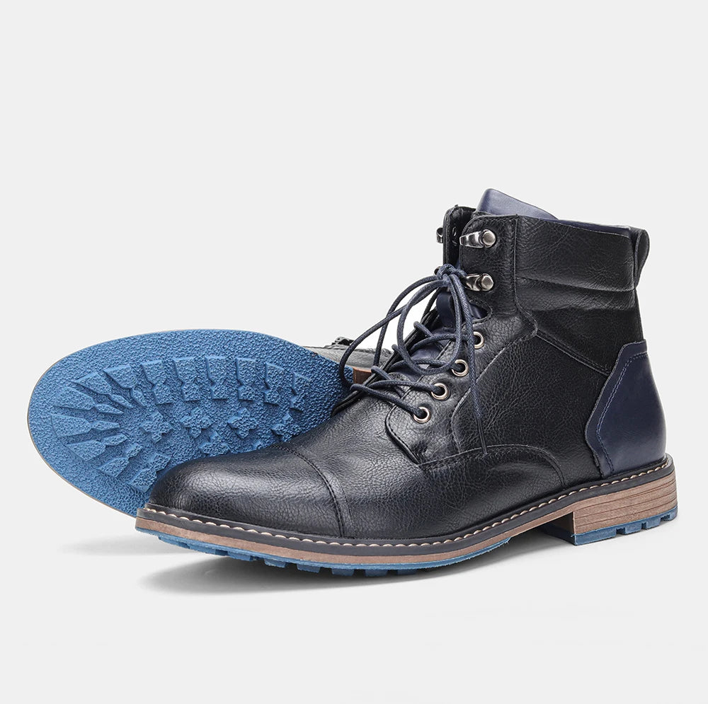 Retro Men’s Leather Boots