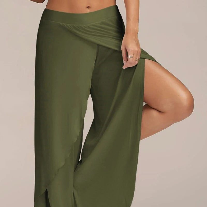 Stay Stylish and Comfortable with Our Fashion Ruffled Yoga Pants