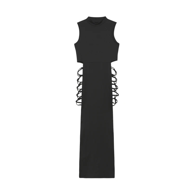 Criss cross cut-out bodycon dress