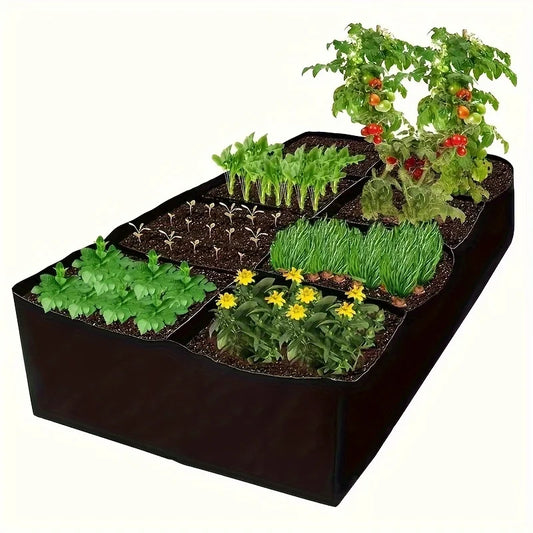 128 Gallon 8-Grids Garden Bed Grow Bag