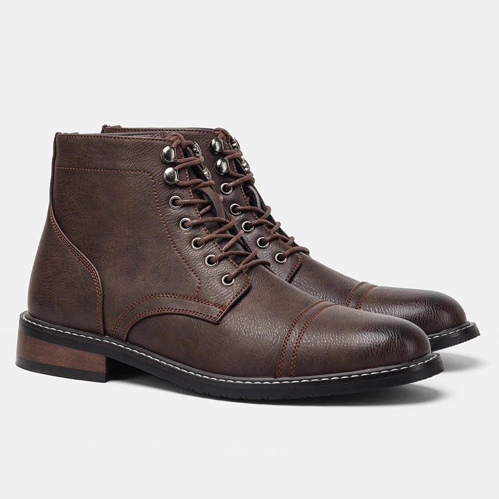 Retro Men’s Leather Boots