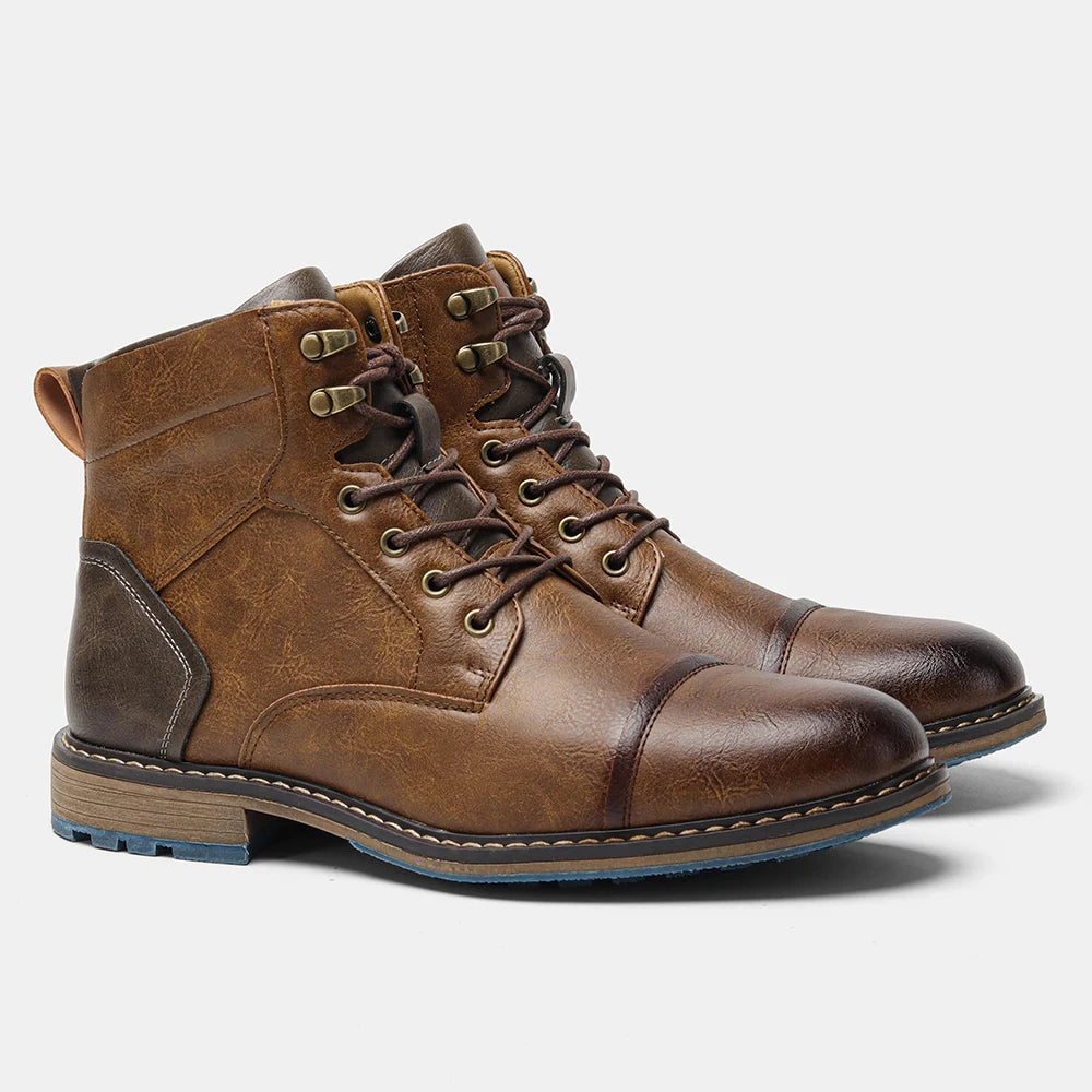 Retro Men’s Leather Boots