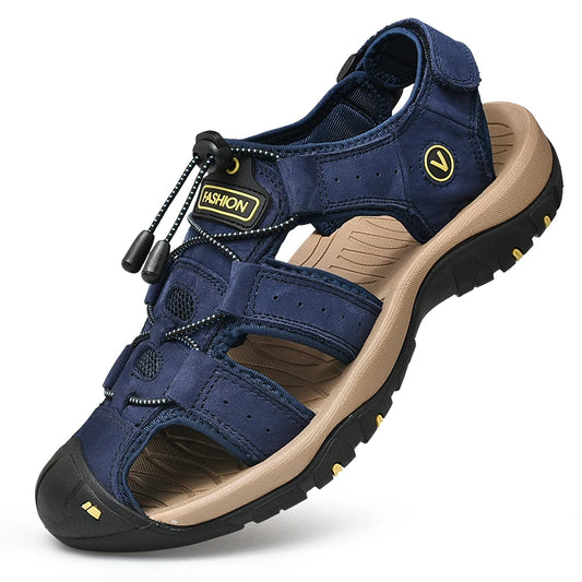 Men's Genuine Leather Summer Sandals
